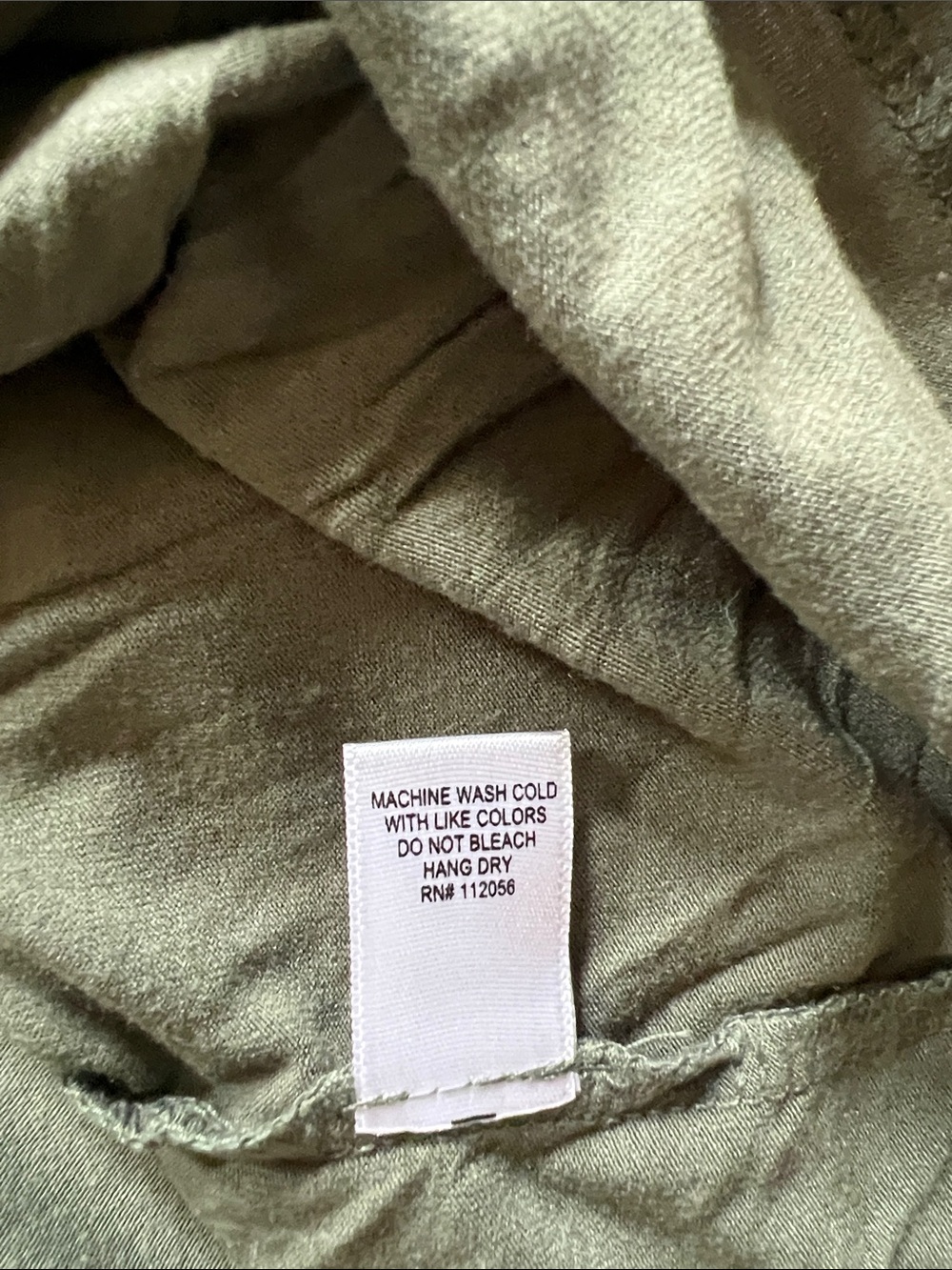 Zenana Outfitters Olive Green V‑Neck Maxi Slip Dress with Spaghetti Straps - Picture 7 of 7